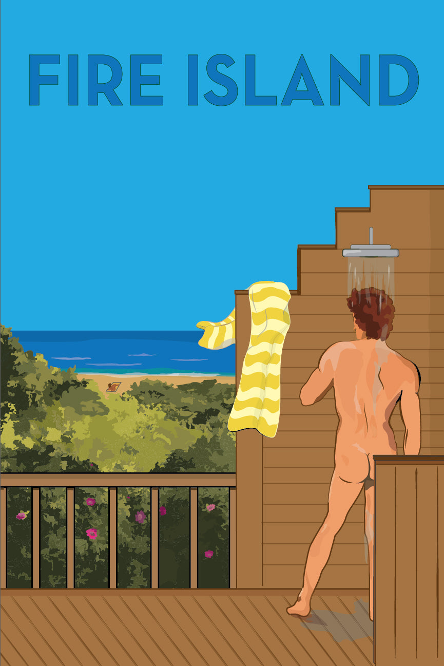 Fire Island artwork mockup