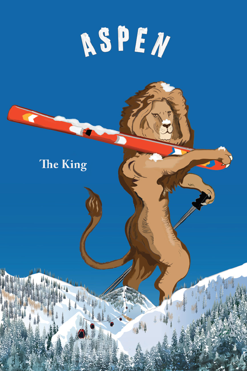 The King artwork mockup