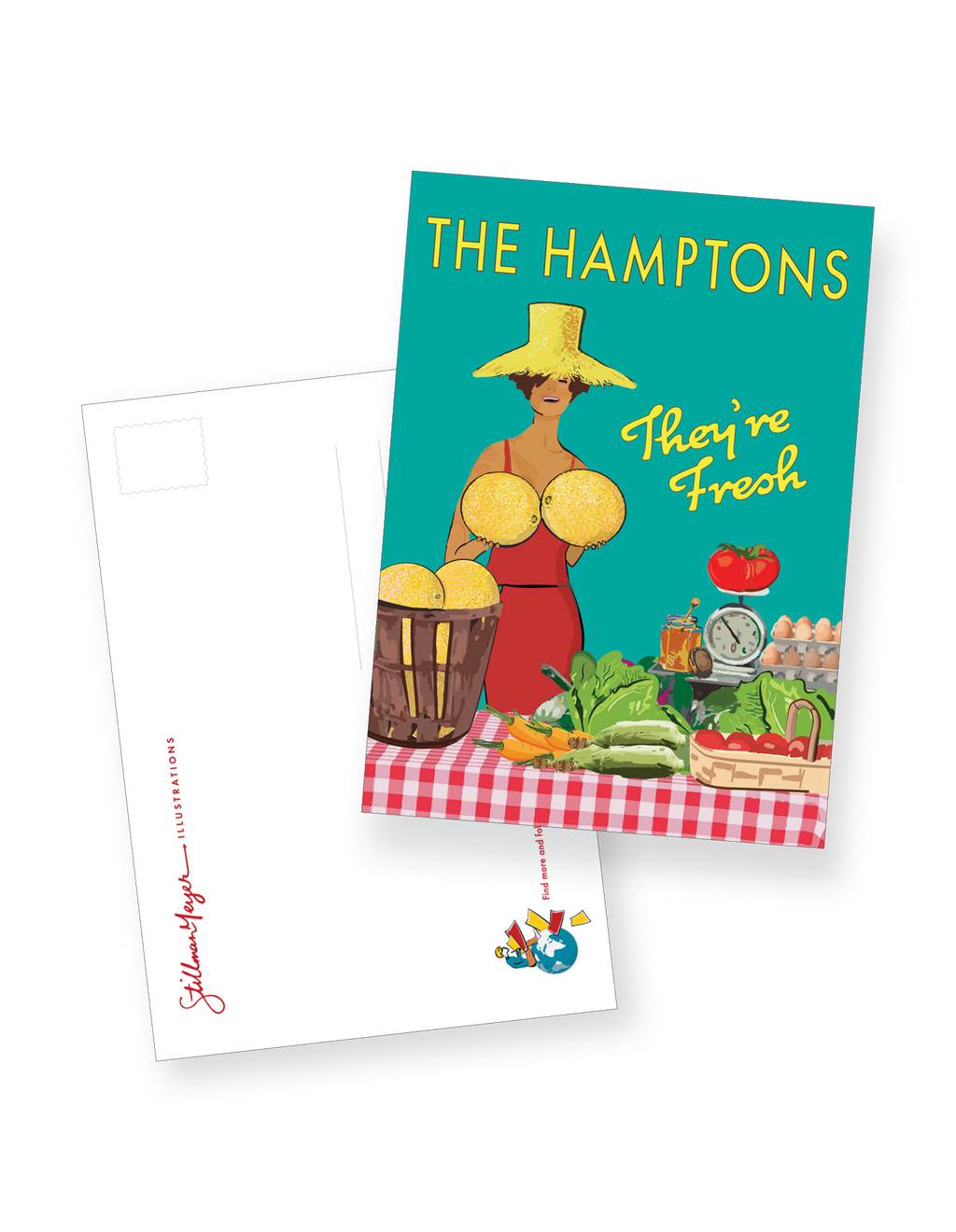 They're Fresh Postcard Pack