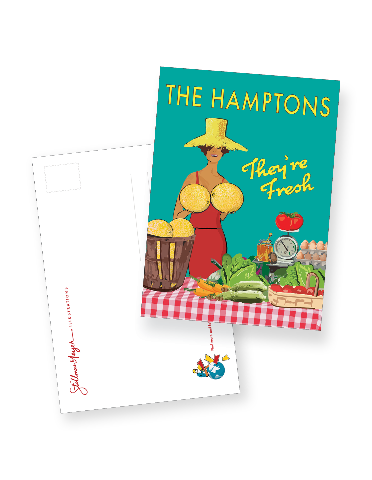 They're Fresh Postcard Pack