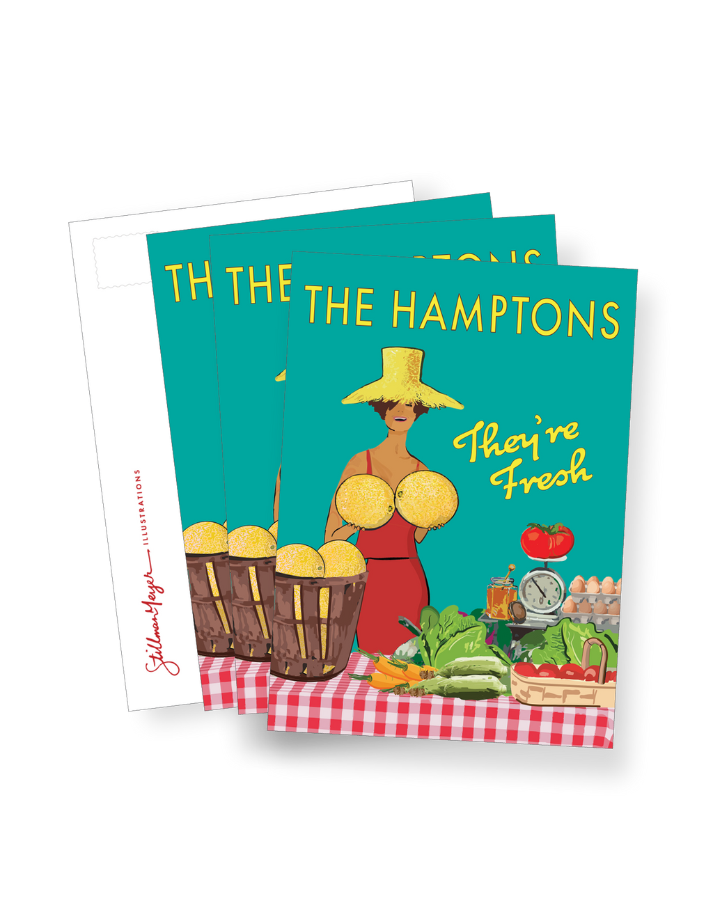 They're Fresh Postcard Pack