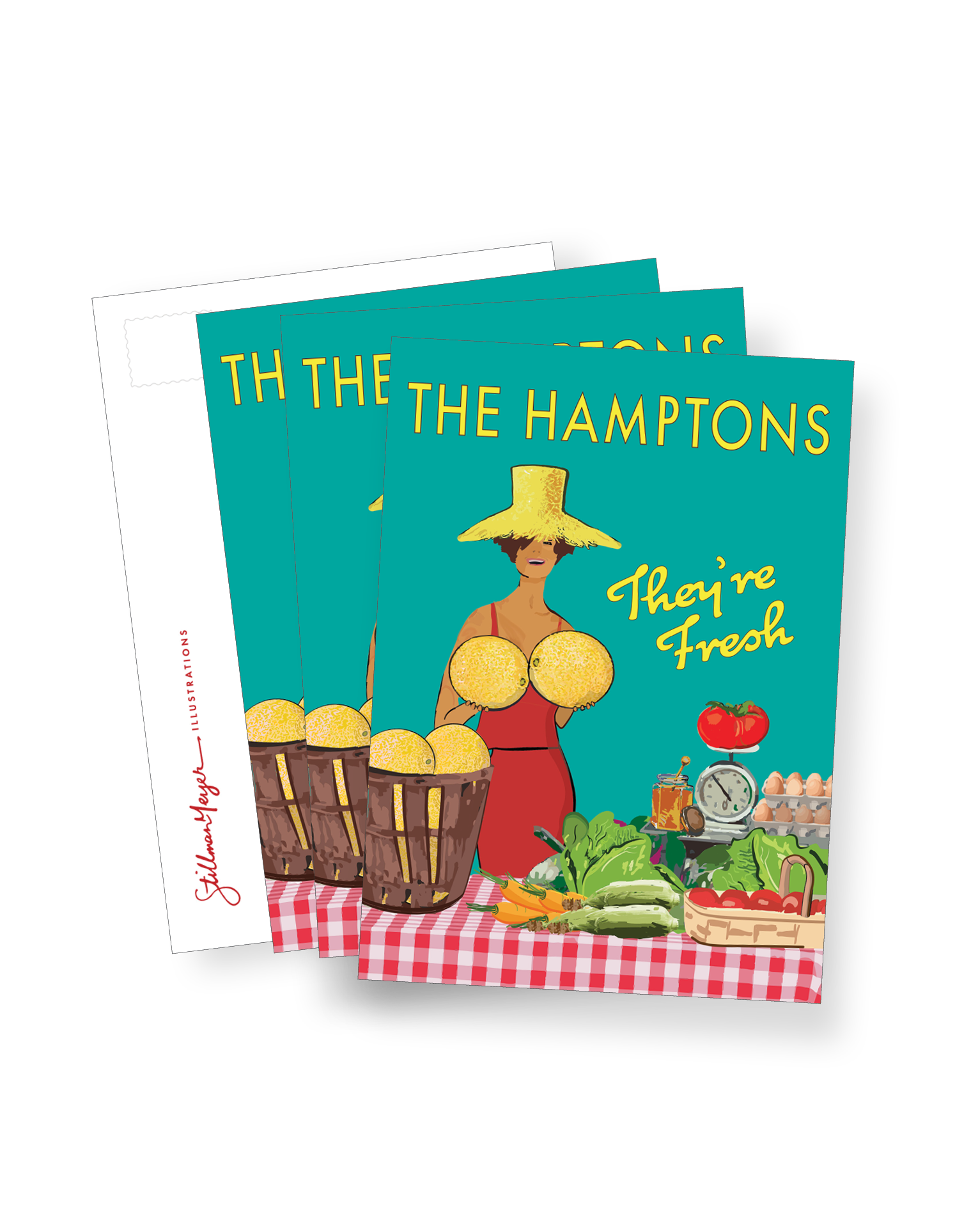 They're Fresh Postcard Pack