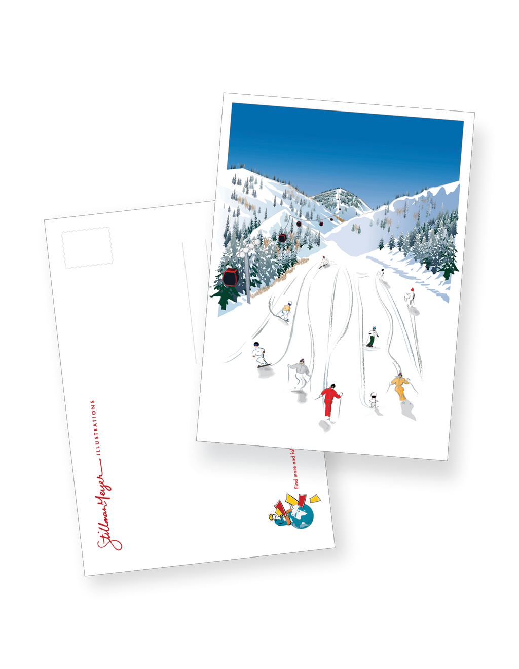 Blue Bird Postcard Pack