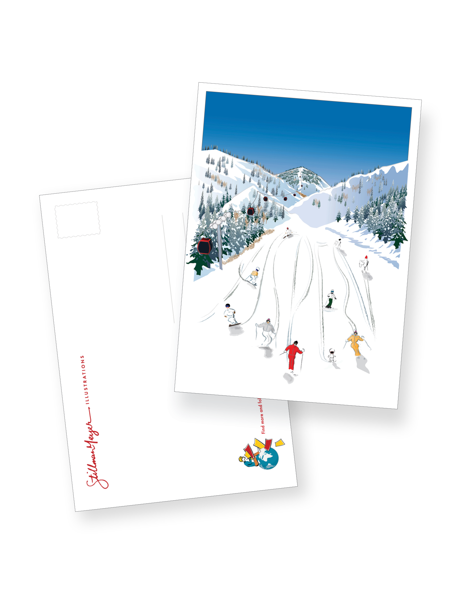 Blue Bird Postcard Pack